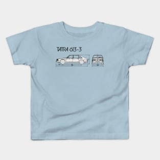 TATRA 613 - technical dimensions Kids T-Shirt